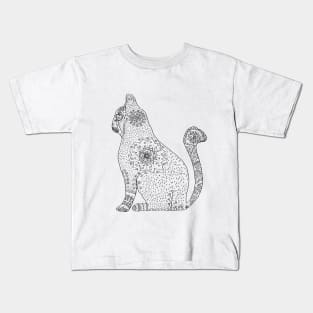 Mandala Cat Kids T-Shirt